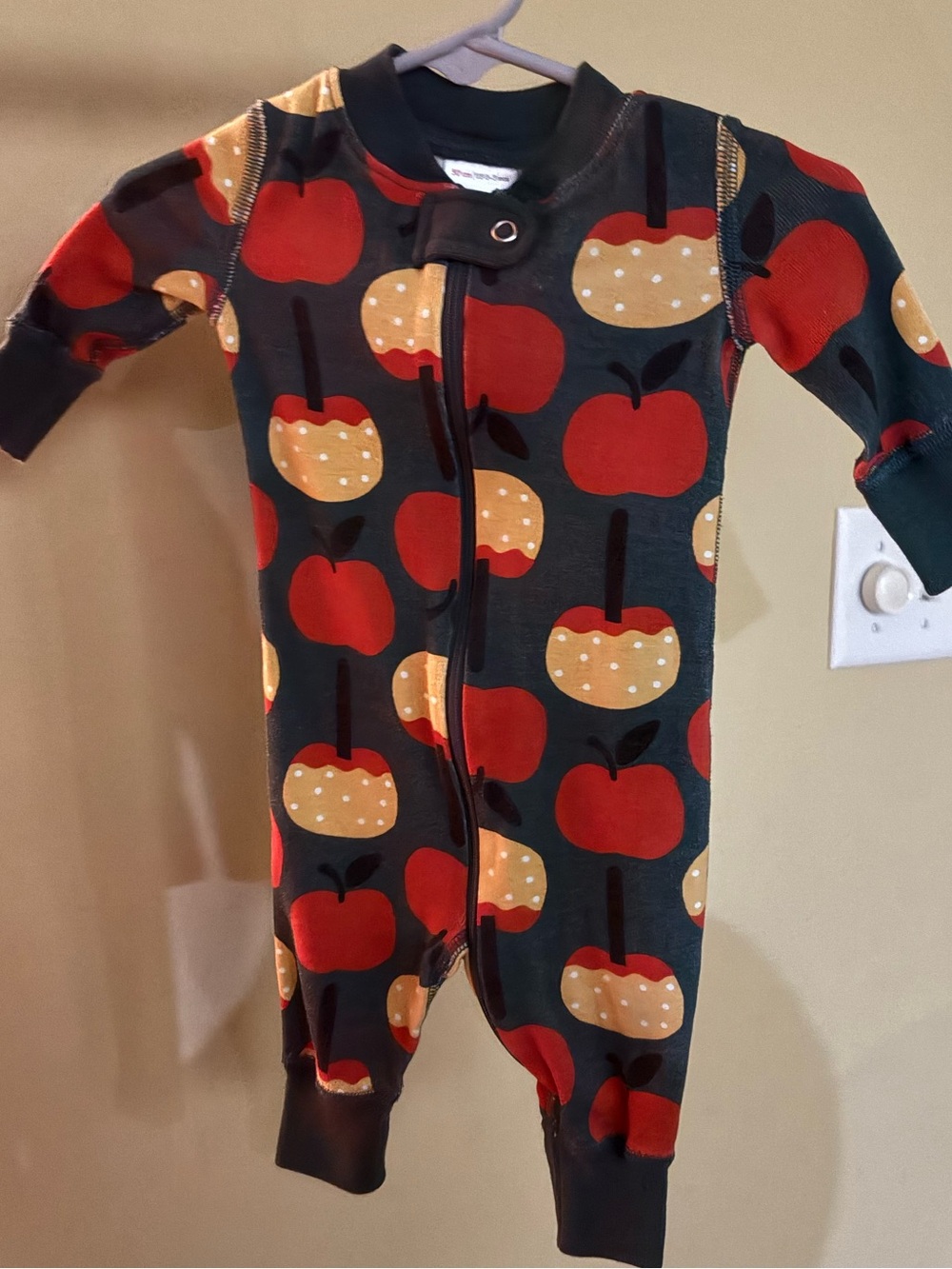 Hanna Andersson Hannajams Organic Cotton Apple Printed PJ 0-3 months